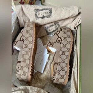Gucci GG Platform Slide Sandal